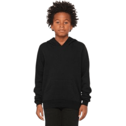 BELLA+CANVAS ® Youth Sponge Fleece Pullover Hoodie - Hoodies - SwagWear