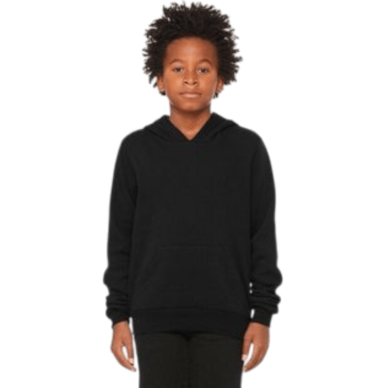 BELLA+CANVAS ® Youth Sponge Fleece Pullover Hoodie - Hoodies - SwagWear