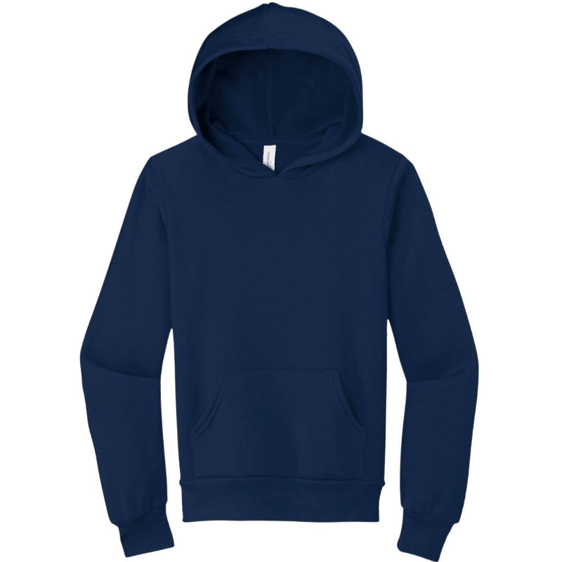 BELLA+CANVAS ® Youth Sponge Fleece Pullover Hoodie - Hoodies - SwagWear
