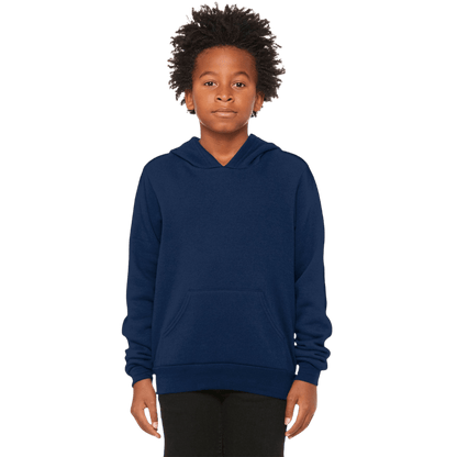 BELLA+CANVAS ® Youth Sponge Fleece Pullover Hoodie - Hoodies - SwagWear