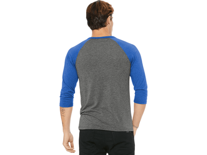 BELLA+CANVAS ® Unisex 3/4-Sleeve Baseball Tee - T-Shirts - SwagWear