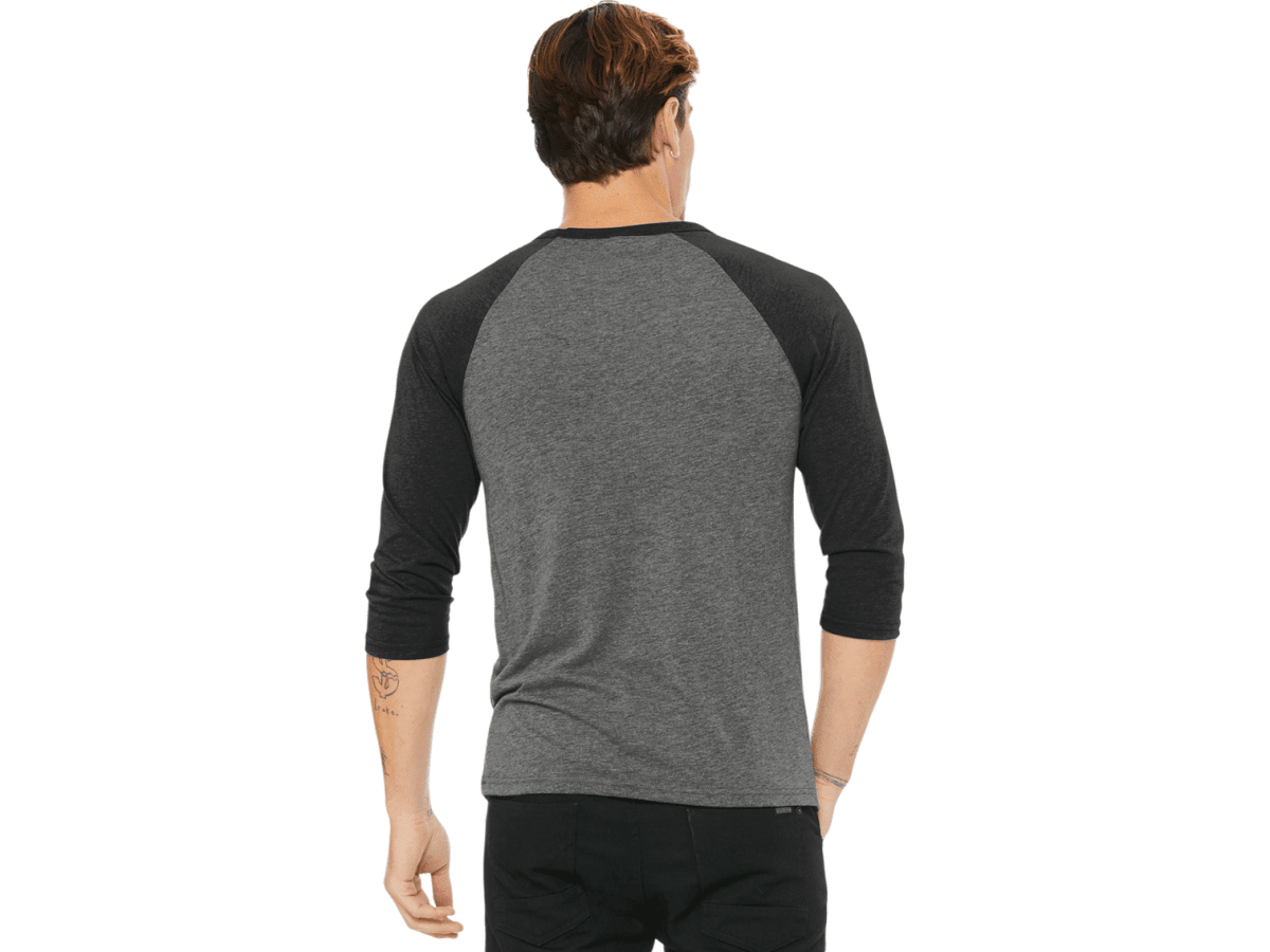 BELLA+CANVAS ® Unisex 3/4-Sleeve Baseball Tee - T-Shirts - SwagWear