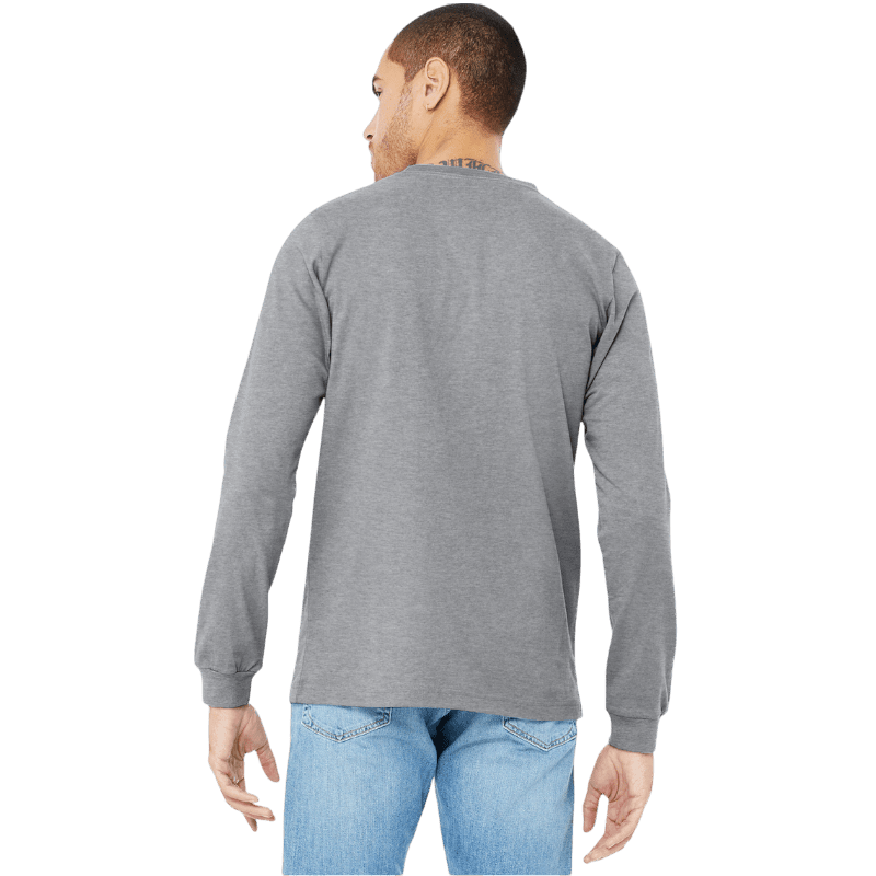 BELLA+CANVAS® Unisex Heather CVC Long Sleeve Tee - Long-Sleeved T-Shirts - SwagWear