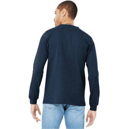 BELLA+CANVAS® Unisex Heather CVC Long Sleeve Tee - Long-Sleeved T-Shirts - SwagWear
