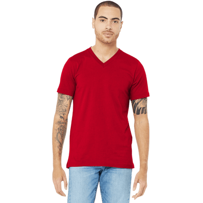 BELLA+CANVAS ® Unisex Jersey Short Sleeve V-Neck Tee - T-Shirts - SwagWear