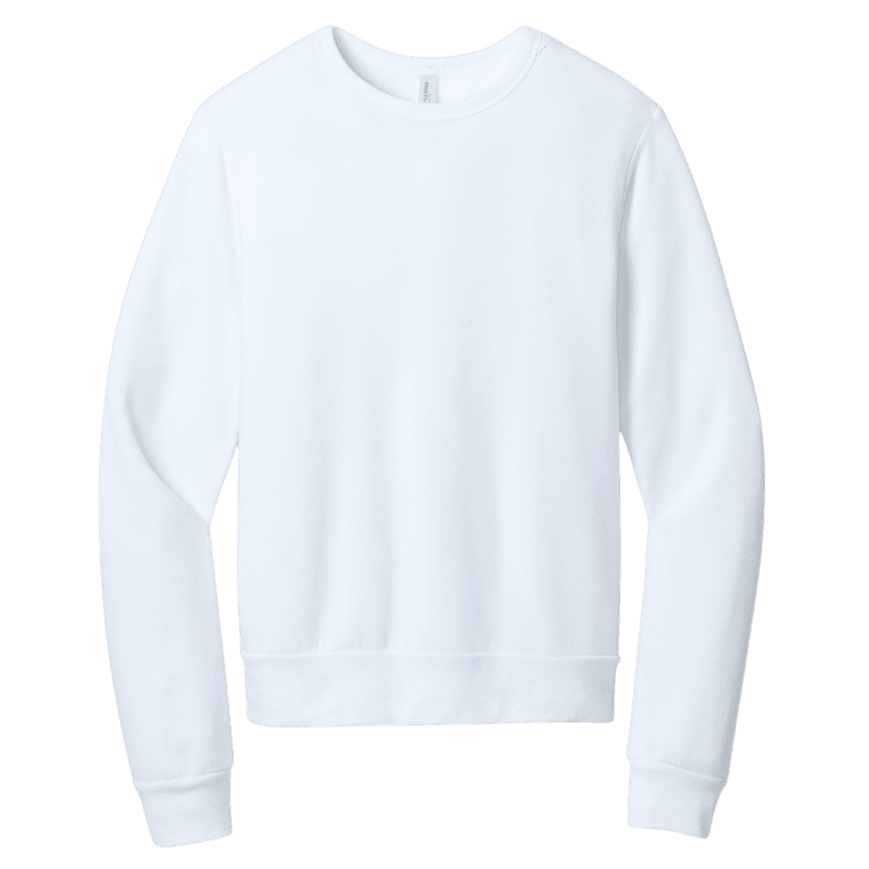BELLA+CANVAS® Unisex Sponge Fleece Classic Crewneck Sweatshirt - Sweatshirts - SwagWear