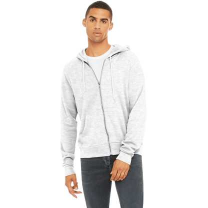 BELLA+CANVAS ® Unisex Sponge Fleece Full-Zip Hoodie - Full-Zip Hoodies - SwagWear