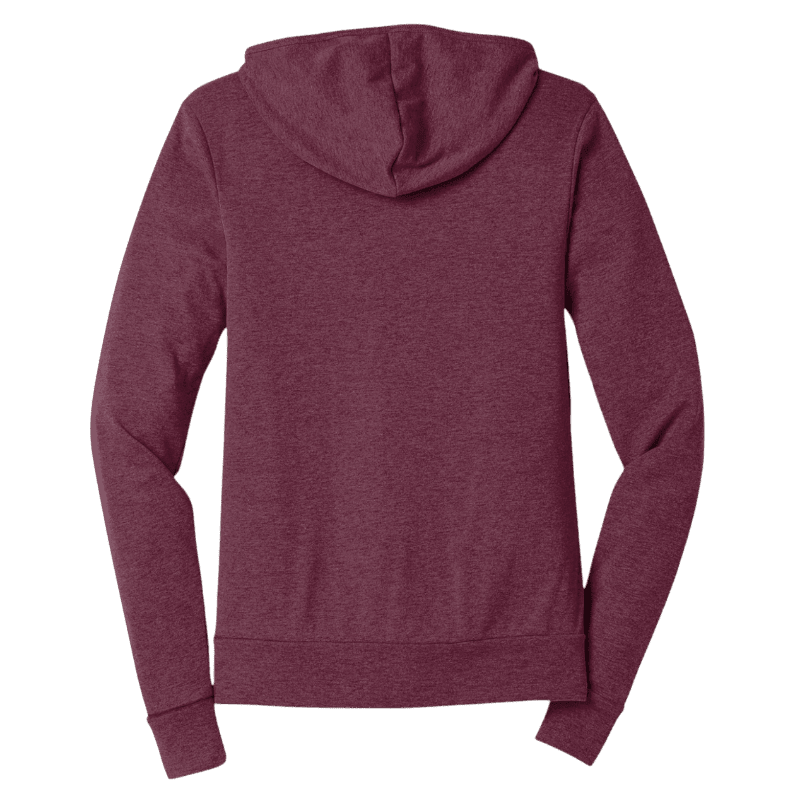 BELLA+CANVAS ® Unisex Triblend Full-Zip Lightweight Hoodie - Full-Zip Hoodies - SwagWear