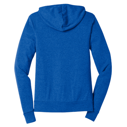 BELLA+CANVAS ® Unisex Triblend Full-Zip Lightweight Hoodie - Full-Zip Hoodies - SwagWear