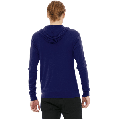BELLA+CANVAS ® Unisex Triblend Full-Zip Lightweight Hoodie - Full-Zip Hoodies - SwagWear
