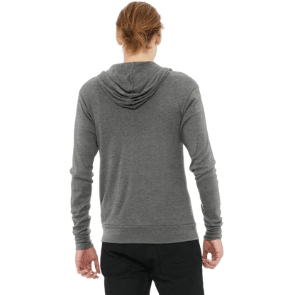 BELLA+CANVAS ® Unisex Triblend Full-Zip Lightweight Hoodie - Full-Zip Hoodies - SwagWear