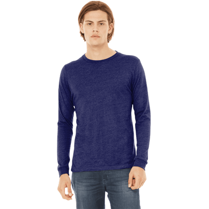 BELLA+CANVAS® Unisex Triblend Long Sleeve Tee - Long-Sleeved T-Shirts - SwagWear