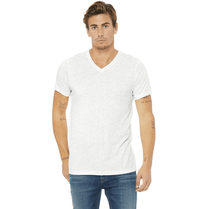 BELLA+CANVAS ® Unisex Triblend Short Sleeve V-Neck Tee - T-Shirts - SwagWear