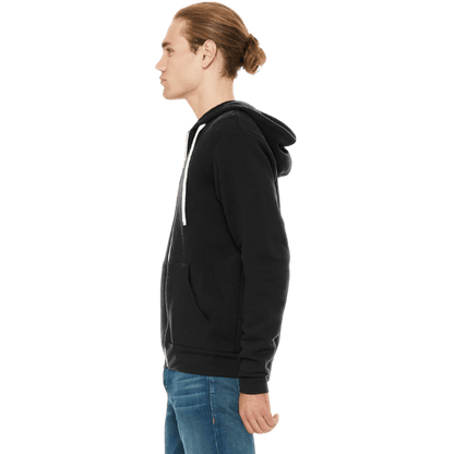 BELLA+CANVAS ® Unisex Triblend Sponge Fleece Full-Zip Hoodie - Full-Zip Hoodies - SwagWear