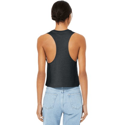 BELLA+CANVAS ® Women’s Racerback Cropped Tank - Tank Tops - SwagWear