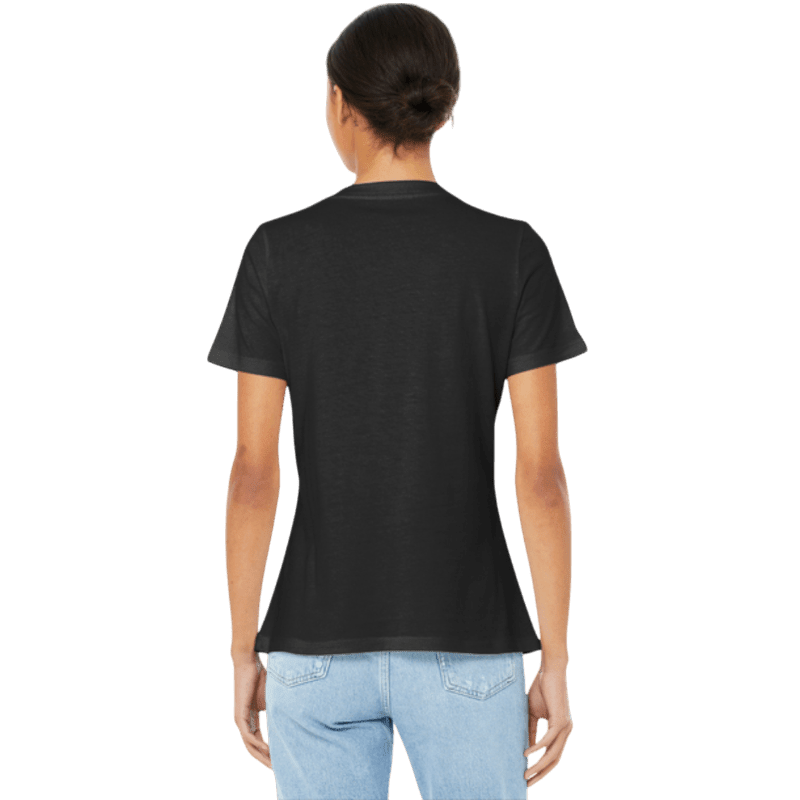 BELLA+CANVAS ® Women’s Relaxed Jersey Short Sleeve V-Neck Tee - T-Shirts - SwagWear