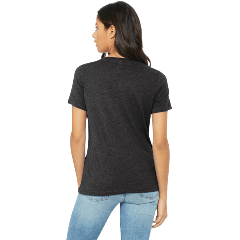BELLA+CANVAS® Women’s Relaxed Triblend V-Neck Tee - T-Shirts - SwagWear