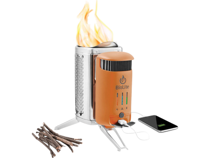 BioLite CampStove 2+ - Orange - Outdoor Grills