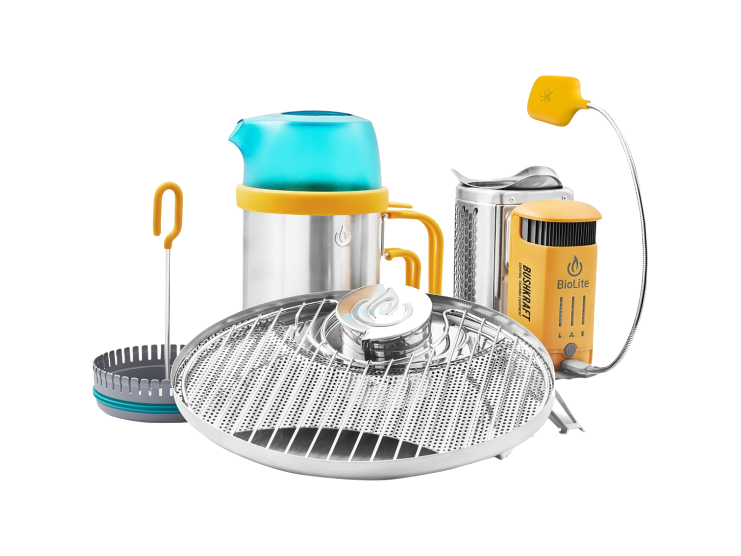 BioLite CampStove Complete Cook Kit - Orange - Outdoor Grills