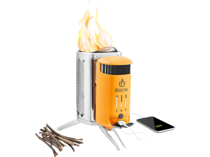 BioLite CampStove Complete Cook Kit - Orange - Outdoor Grills