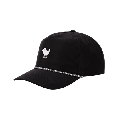 Birdie Rope Hat - Black / White - Hats