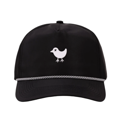 Birdie Rope Hat - Black / White - Hats
