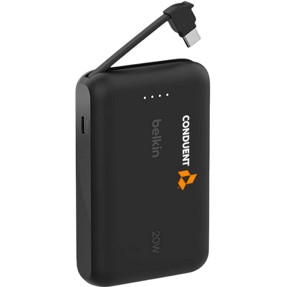 Belkin Power Bank 10K with Integrated Cable