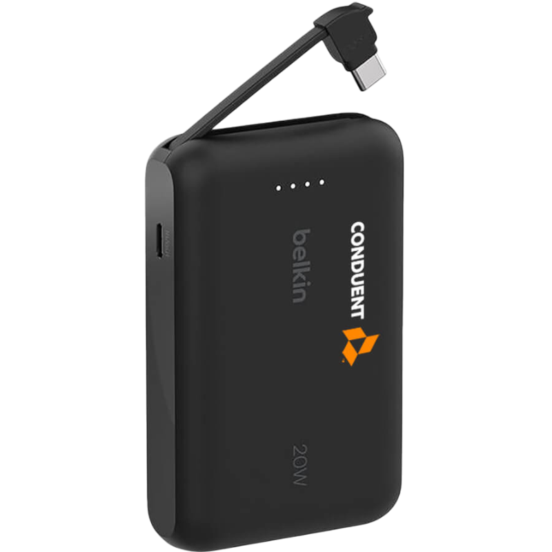 Belkin Power Bank 10K with Integrated Cable
