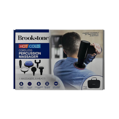 Brookstone Wireless Deep Tissue Percussion Massager