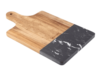 Black Marble and Wood Cutting Board - Homewares - SwagWear