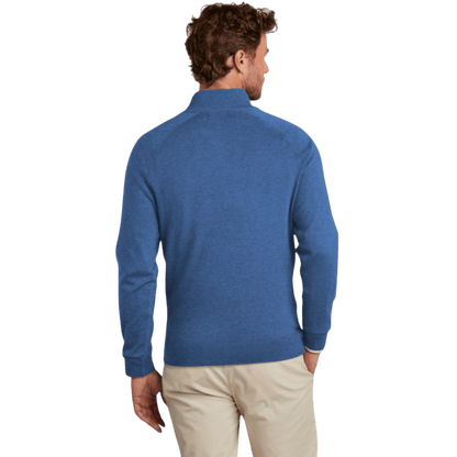 Brooks Brothers® Cotton Stretch 1/4-Zip Sweater - Pullovers - SwagWear