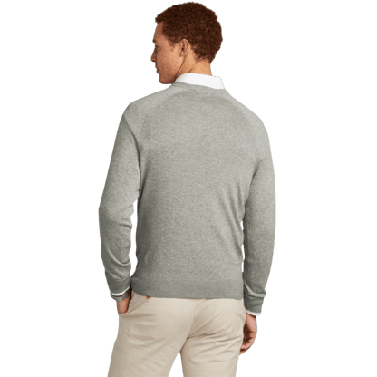 Brooks Brothers® Cotton Stretch V-Neck Sweater - Sweaters - SwagWear