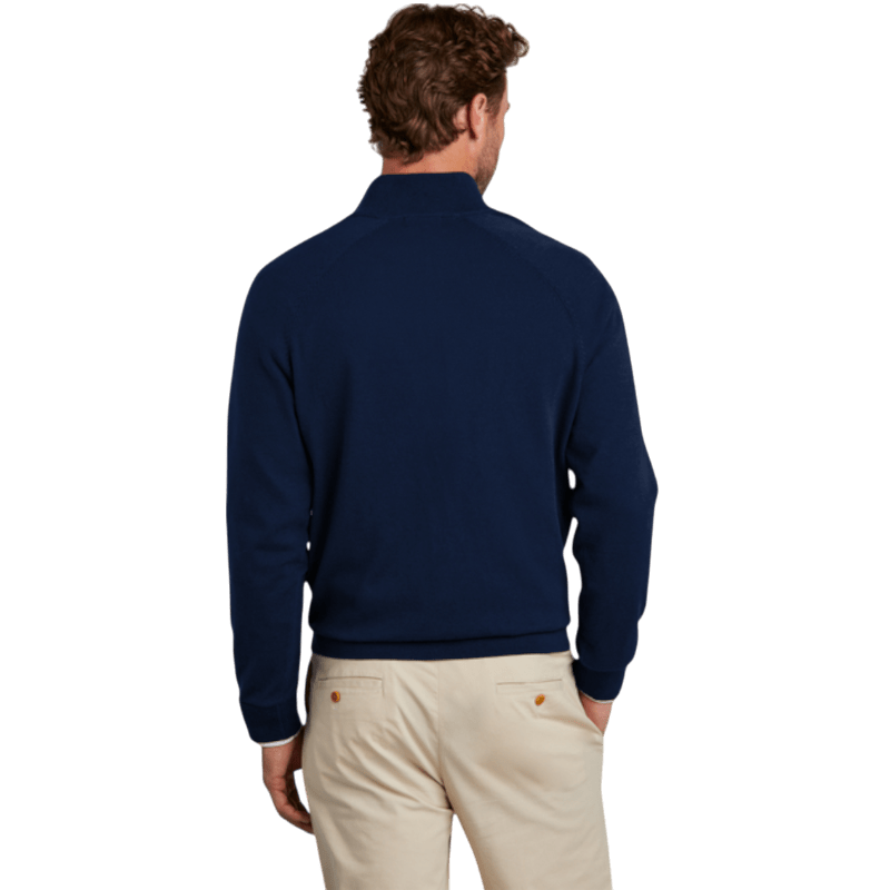 Brooks Brothers® Cotton Stretch 1/4 - Zip Sweater - Pullovers - SwagWear