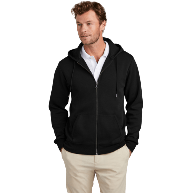 Brooks Brothers® Double - Knit Full - Zip Hoodie - Full - Zip Hoodies - SwagWear