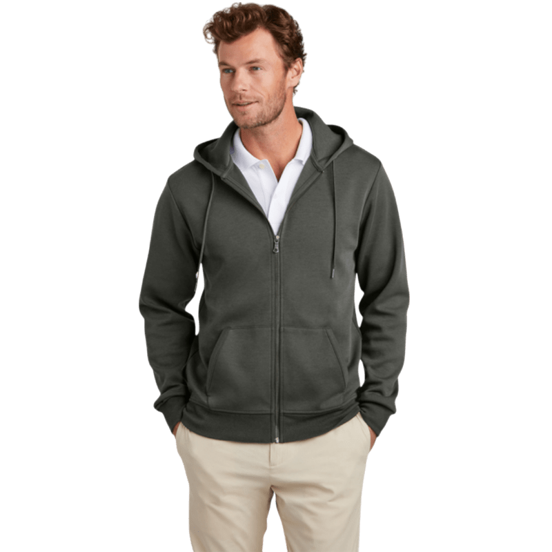 Brooks Brothers® Double - Knit Full - Zip Hoodie - Full - Zip Hoodies - SwagWear