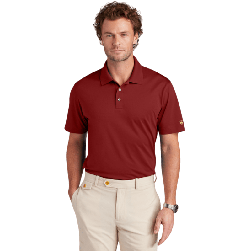Brooks Brothers® Mesh Pique Performance Polo - Polos - SwagWear