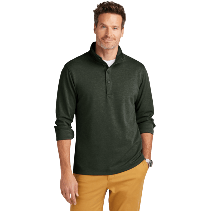 Brooks Brothers® Mid - Layer Stretch 1/2 - Button - Pullovers - SwagWear