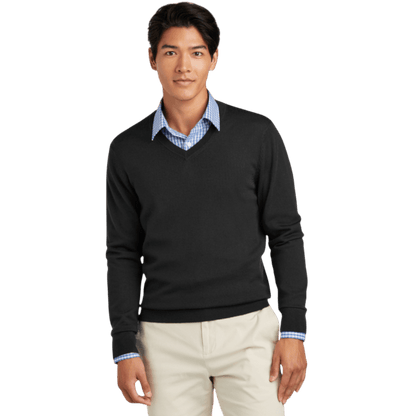 Brooks Brothers ® Washable Merino Birdseye 1/4 - Zip Sweater - Pullovers - SwagWear
