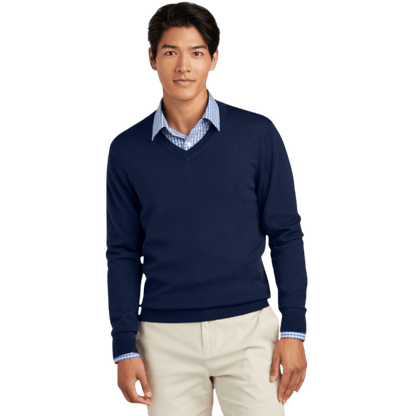 Brooks Brothers ® Washable Merino Birdseye 1/4 - Zip Sweater - Pullovers - SwagWear