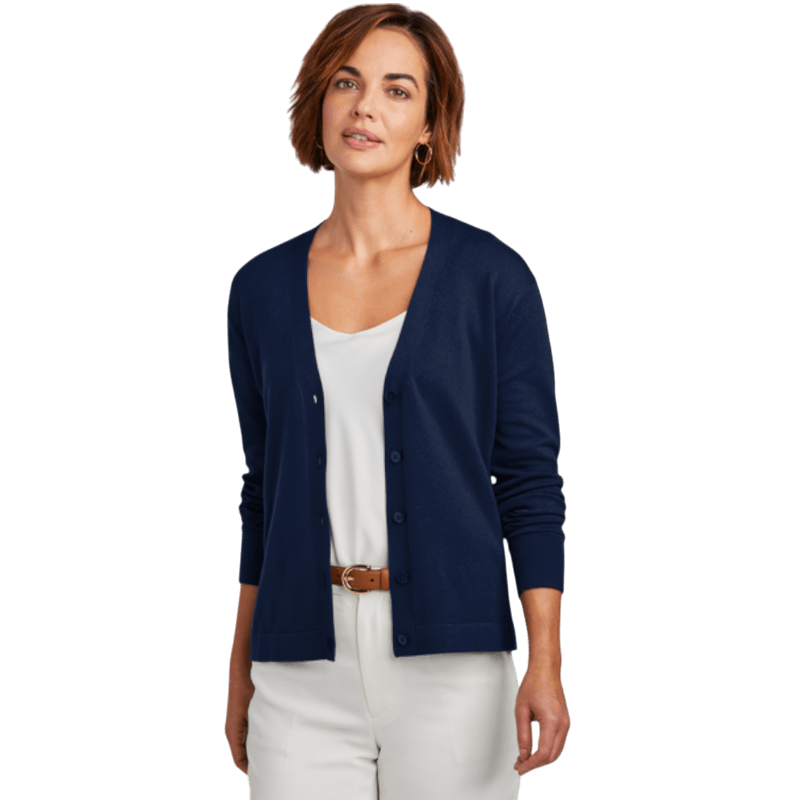 Brooks Brothers® Women’s Cotton Stretch Cardigan Sweater - Cardigans - SwagWear