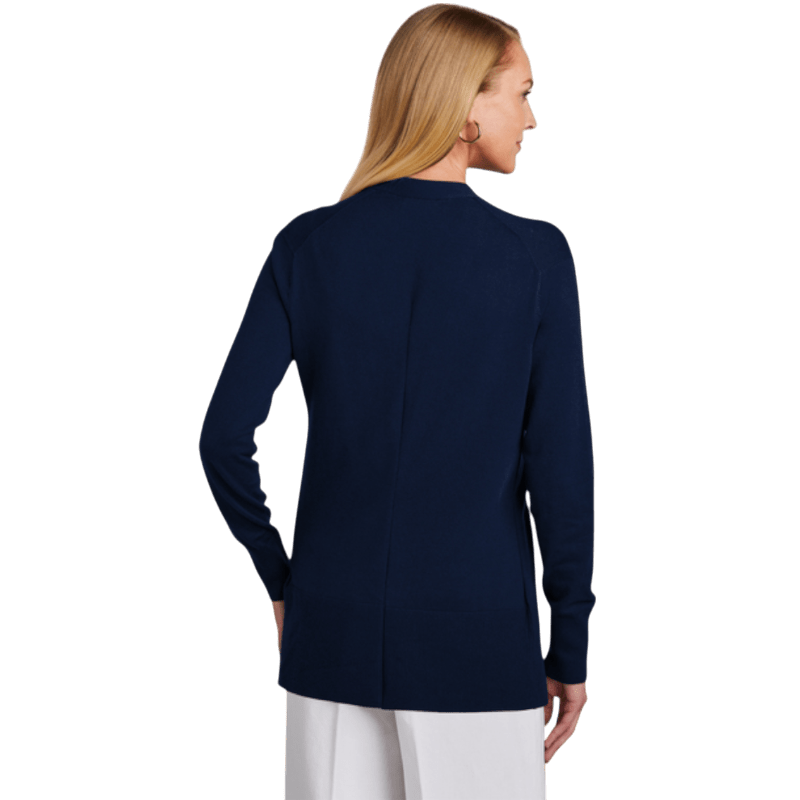 Brooks Brothers® Women’s Cotton Stretch Long Cardigan Sweater - Cardigans - SwagWear