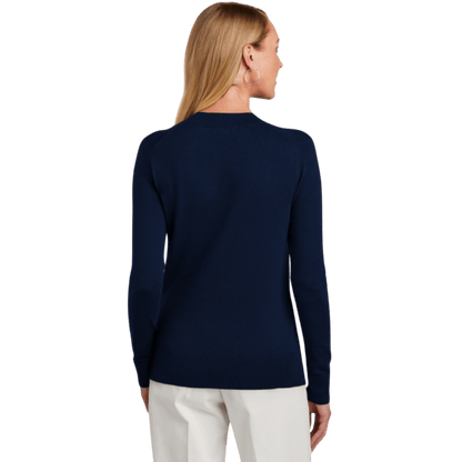 Brooks Brothers® Women’s Cotton Stretch V - Neck Sweater - Sweaters - SwagWear