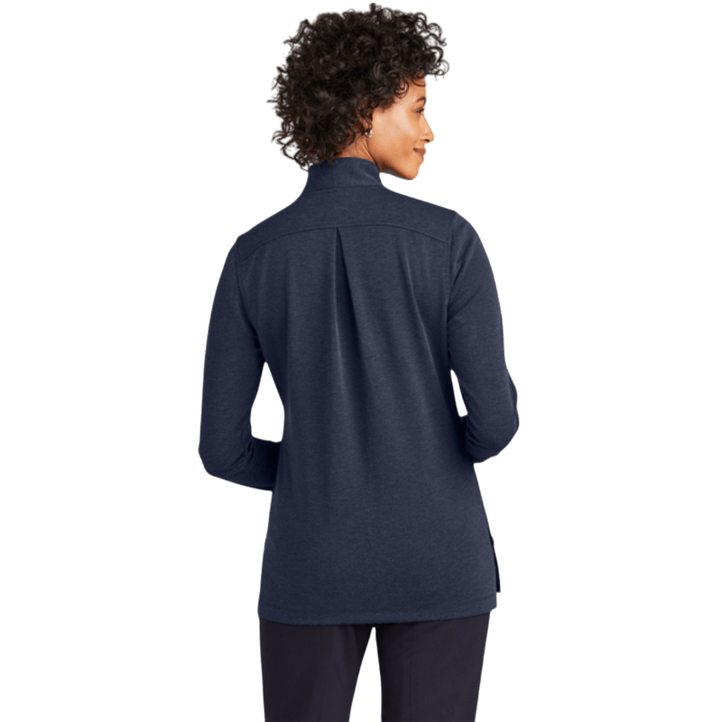 Brooks Brothers® Women’s Mid - Layer Stretch 1/2 - Button - Long - Sleeved Polos - SwagWear