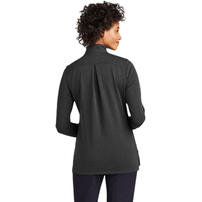 Brooks Brothers® Women’s Mid - Layer Stretch 1/2 - Button - Long - Sleeved Polos - SwagWear