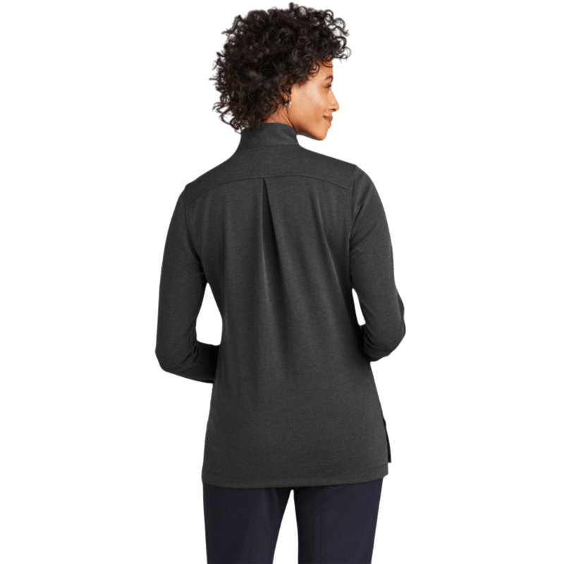 Brooks Brothers® Women’s Mid - Layer Stretch 1/2 - Button - Long - Sleeved Polos - SwagWear