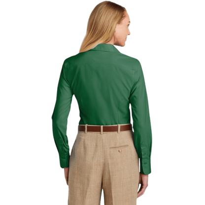 Brooks Brothers® Women’s Wrinkle - Free Stretch Nailhead Shirt - Button Down Shirts - SwagWear