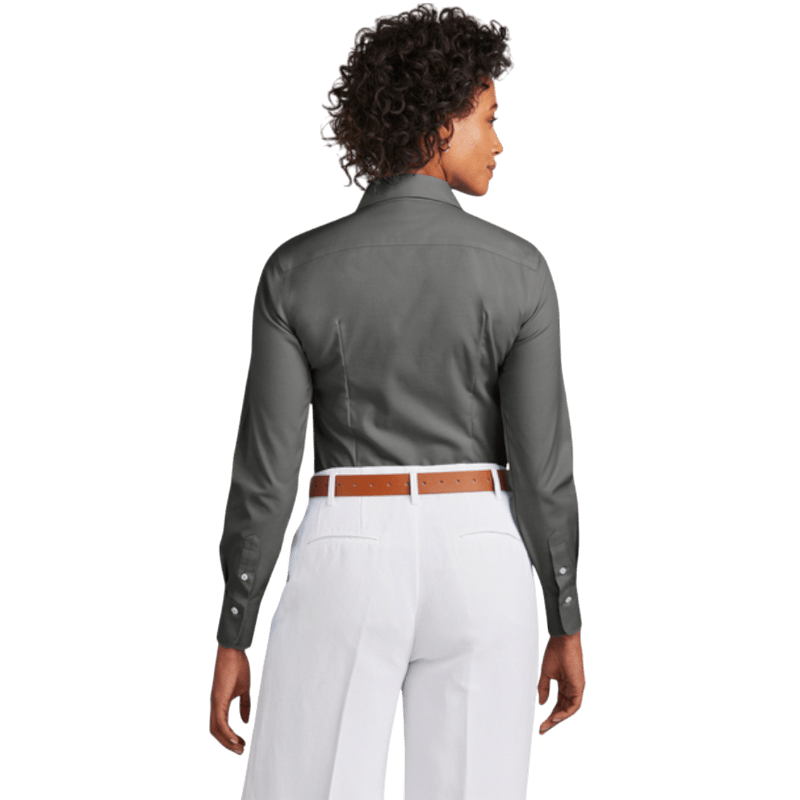 Brooks Brothers® Women’s Wrinkle - Free Stretch Pinpoint Shirt - Button Down Shirts - SwagWear