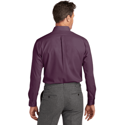 Brooks Brothers® Wrinkle - Free Stretch Nailhead Shirt - Button Down Shirts - SwagWear