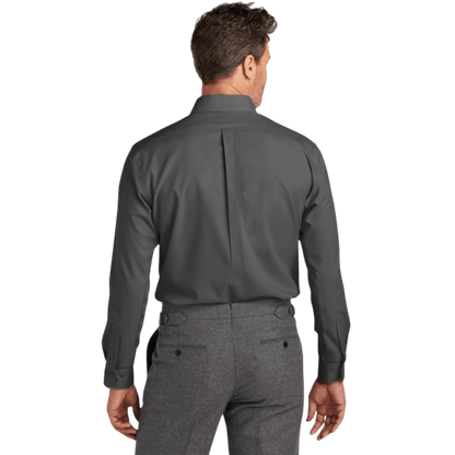 Brooks Brothers® Wrinkle - Free Stretch Nailhead Shirt - Button Down Shirts - SwagWear