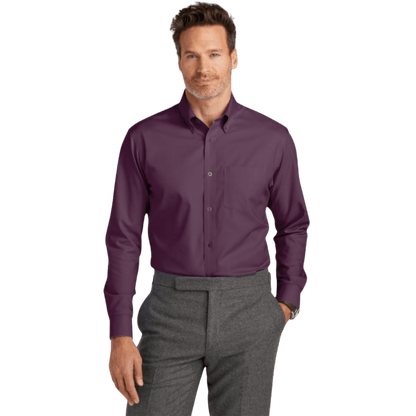 Brooks Brothers® Wrinkle - Free Stretch Nailhead Shirt - Button Down Shirts - SwagWear